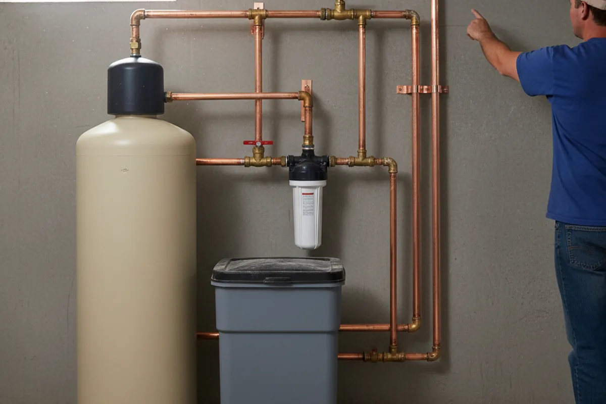 Whole-house water treatment system installed in Bush